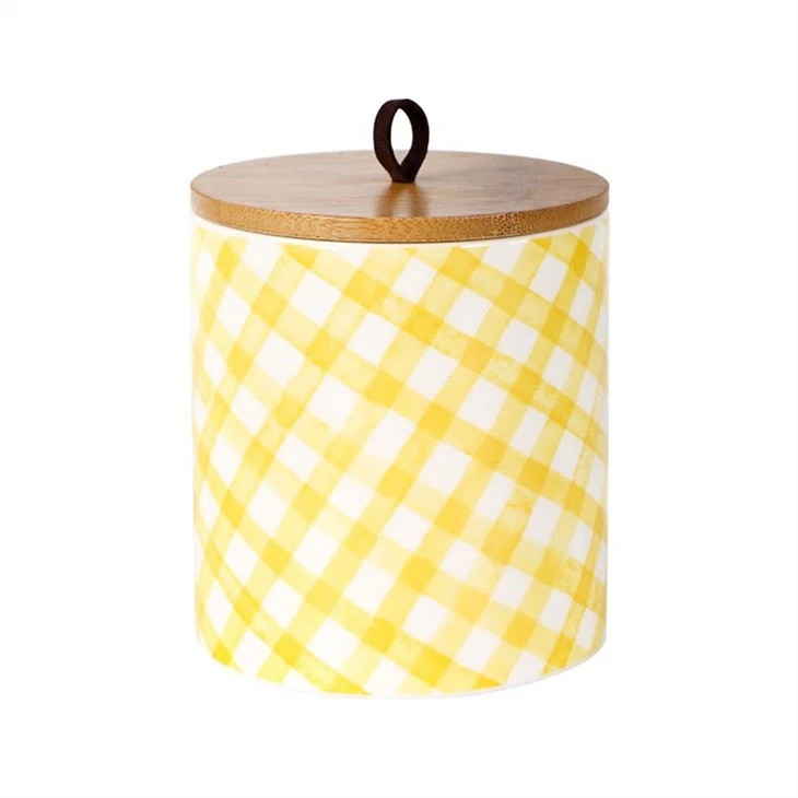 4 ceramic tea canister