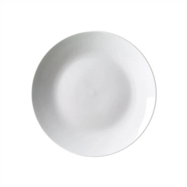 9인치 플랫 화이트 멜라민 플레이트