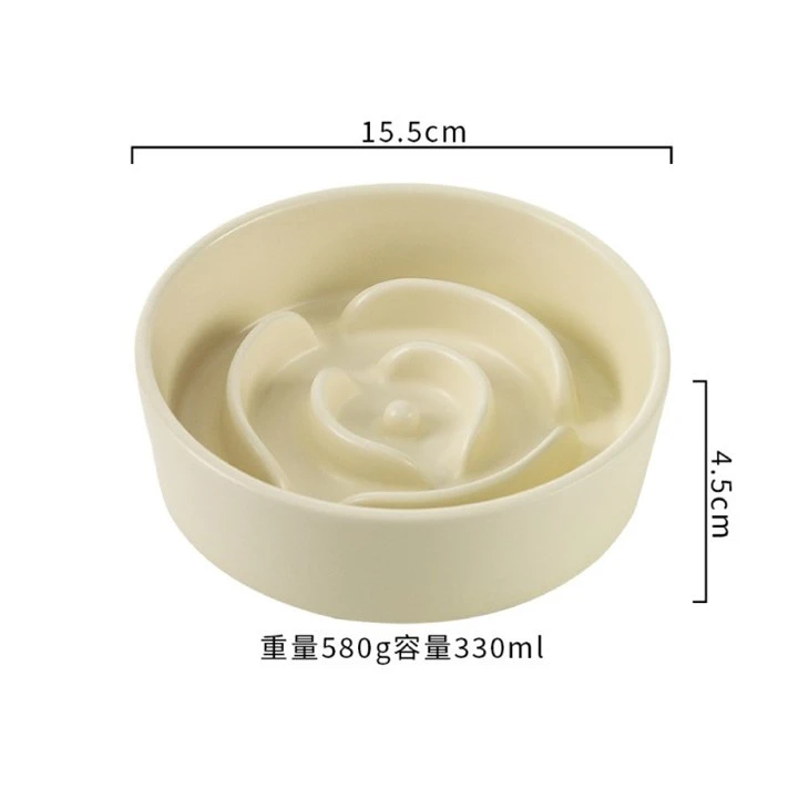 Ceramic Slow Feeder Bowl